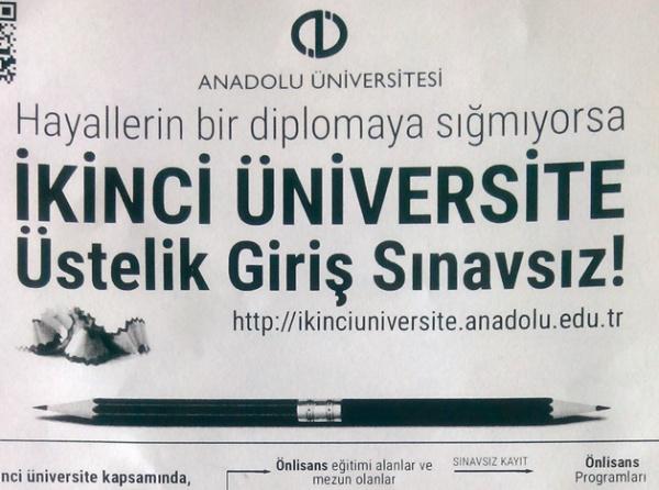 Okulumuzda, Anadolu Üniversitesi Açıköğretim Fakültesi Tanıtım Faaliyeti Yapılmıştır.